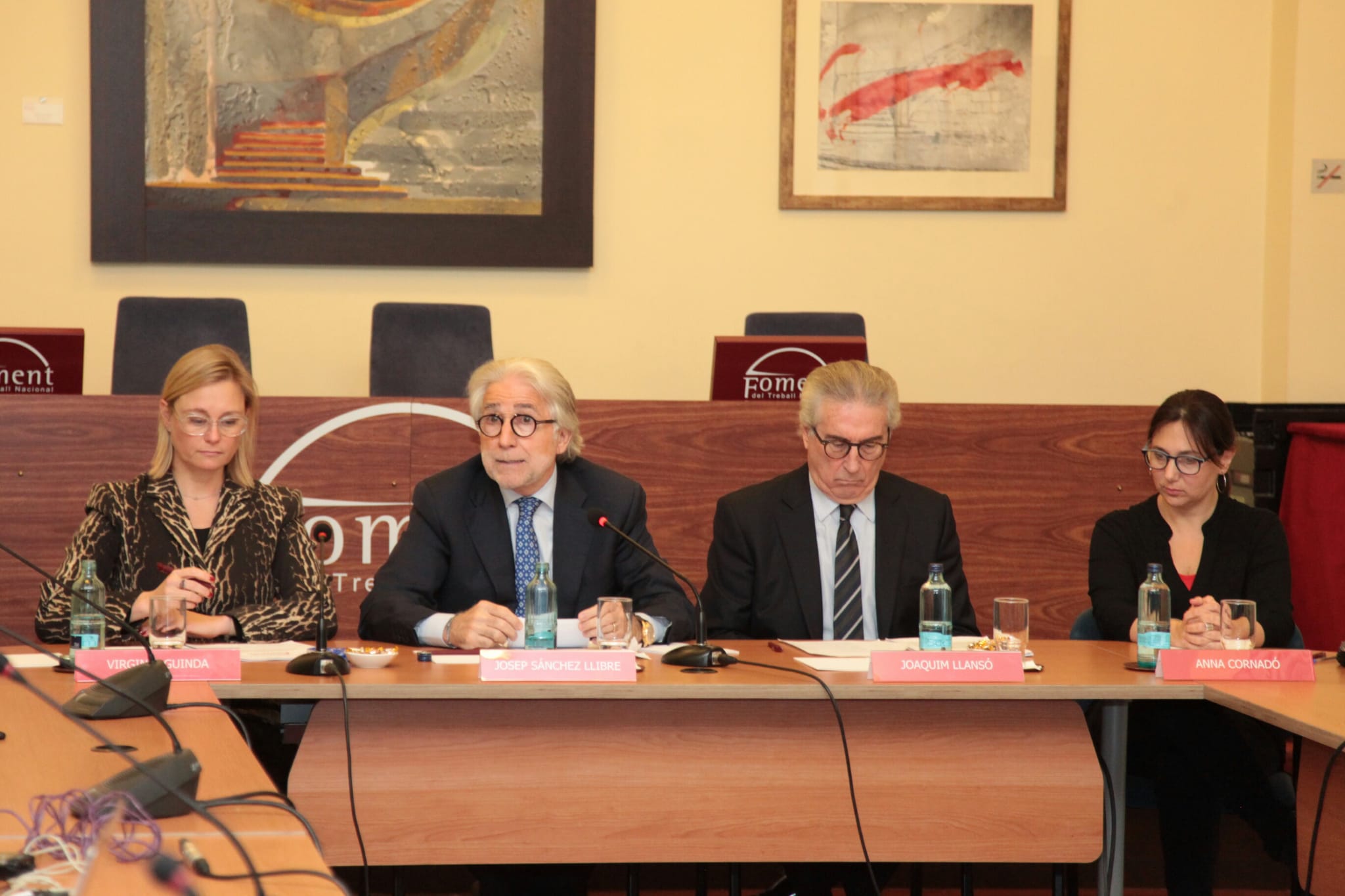 Josep Sánchez Llibre i Joaquim Llansó, president i vicepresident de Foment del Treball | Cedida Josep Sánchez Llibre i Joaquim Llansó, president i vicepresident de Foment del Treball | Cedida