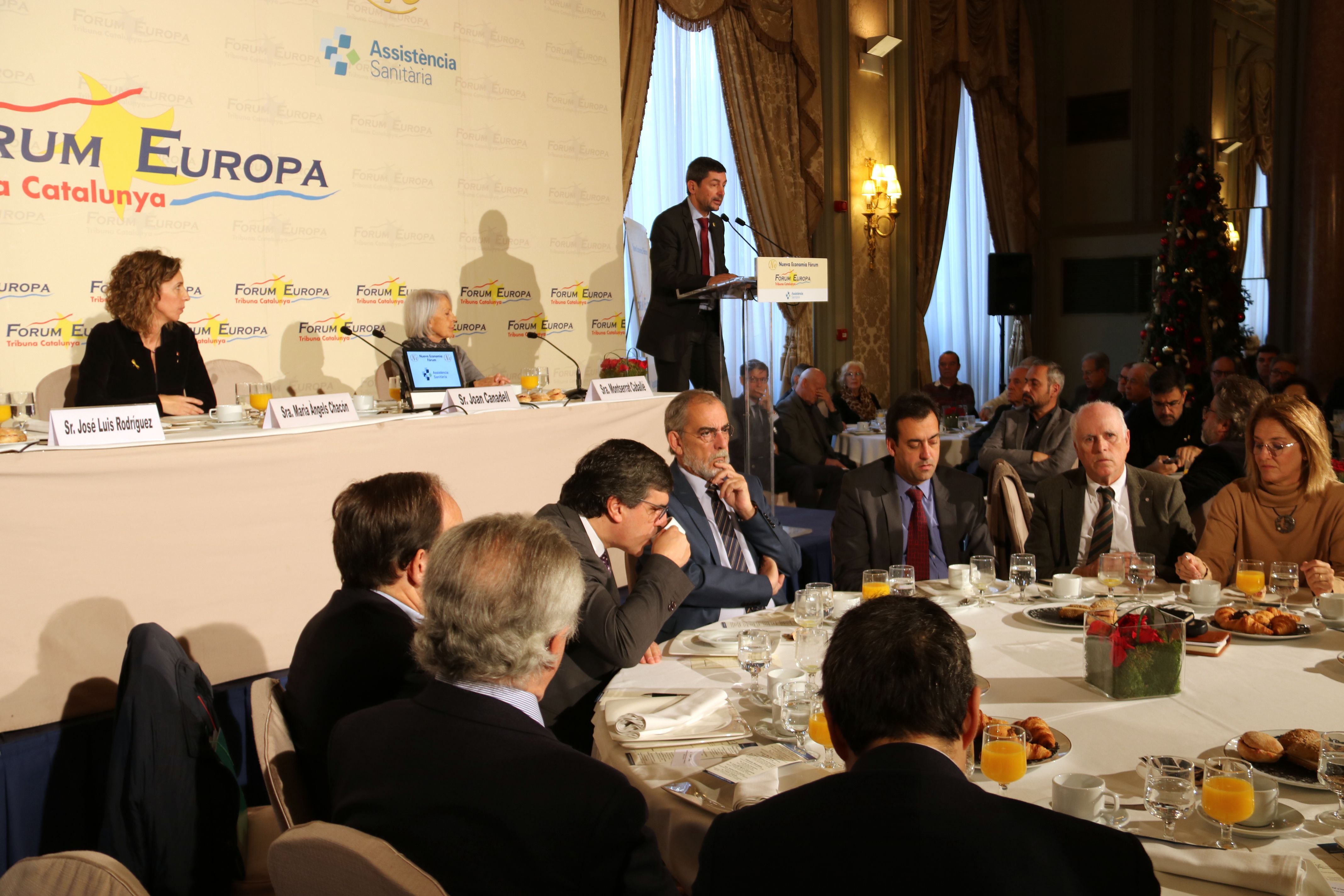 El president de la Cambra de Barcelona, Joan Canadell, a l'Hotel Palace. | ACN El president de la Cambra de Barcelona, Joan Canadell, a l'Hotel Palace. | ACN