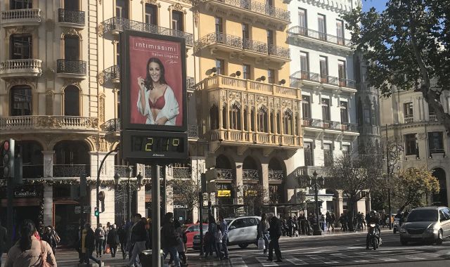 El termòmetre marca 21 graus en ple centre de València | NNG