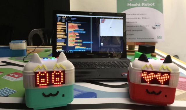 Mochi Robot ha estat disseny amb el consell dels alumnes de Scratch School Narcelona | Mochi Robot