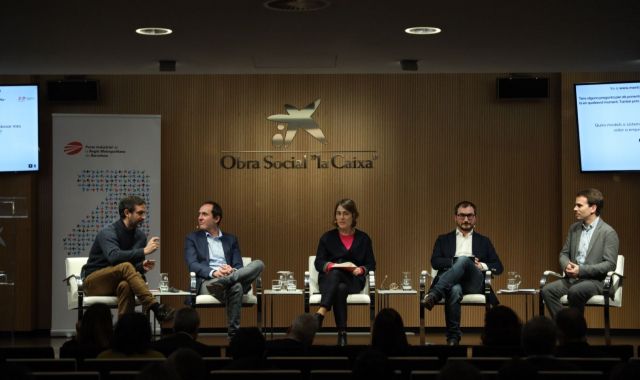 Taula rodona de la jornada sobre emprenedoria verda i economia circular del Pacte Industrial de la Regió Metropolitana | Cedida