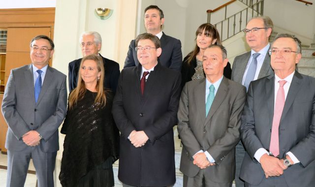 Puig, Navarro i representants empresarials | Cedida 