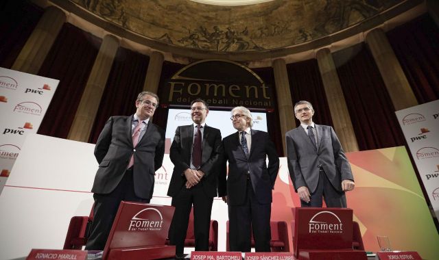 Ignacio Marull, Josep Maria Bartomeu, Josep Sánchez Llibre i Jordi Esteve | PwC
