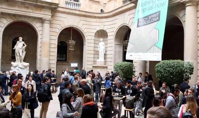 La Casa Llotja de Mar plena durant el primer dia de l'acte central del Tech Spirit Barcelona | ACN