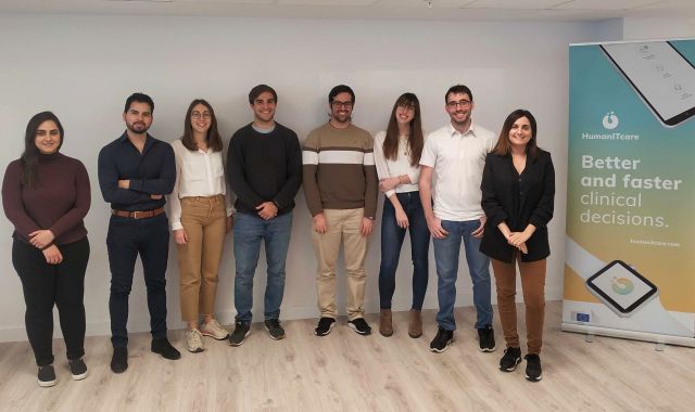 L'equip de la startup sanitària HumanITCare | Cedida