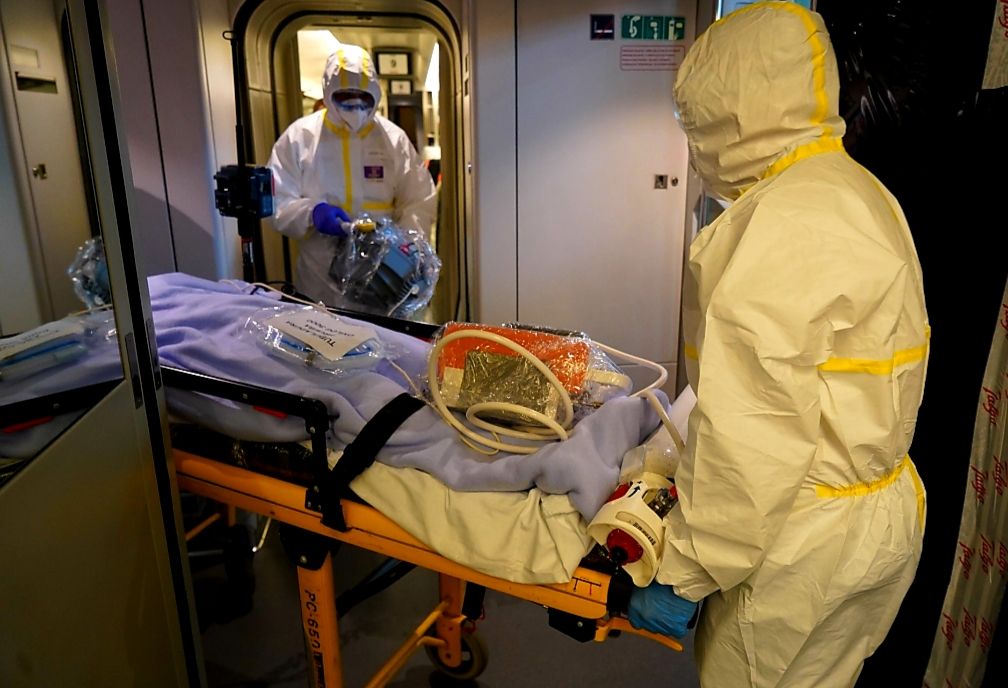 Uno de los tren Talgo medicalitzat | Renfe Uno de los tren Talgo medicalitzat | Renfe