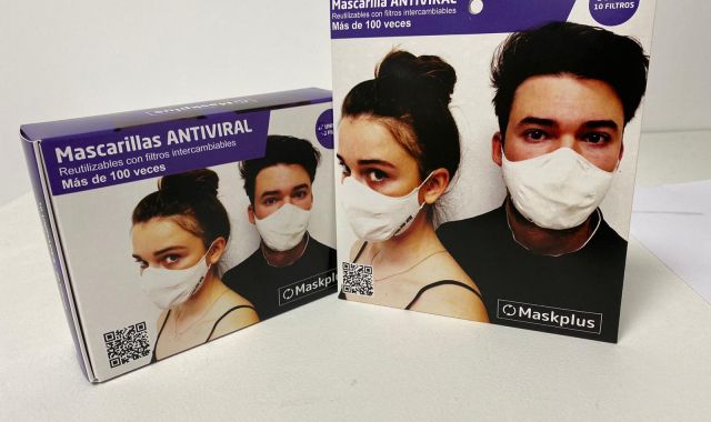 Les mascaretes antiviral Maskplus | Cedida