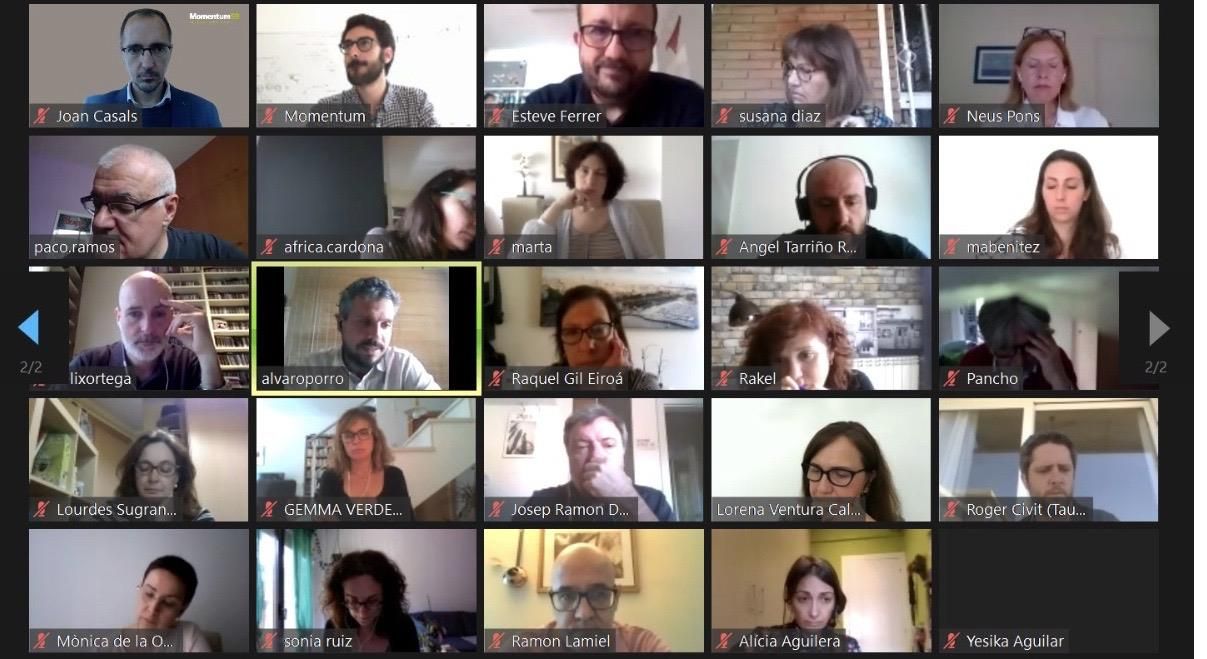 La reunión de los agentes por la ocupación de Barcelona | Cedida La reunión de los agentes por la ocupación de Barcelona | Cedida