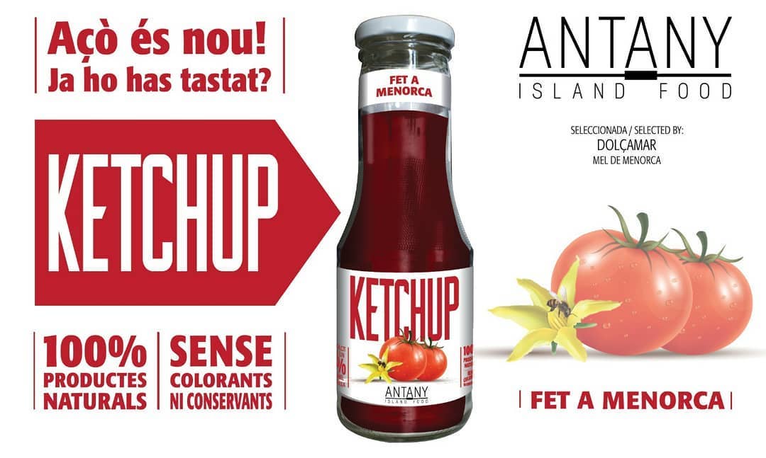 Antany Island Food llança el primer quètxup menorquí Antany Island Food llança el primer quètxup menorquí