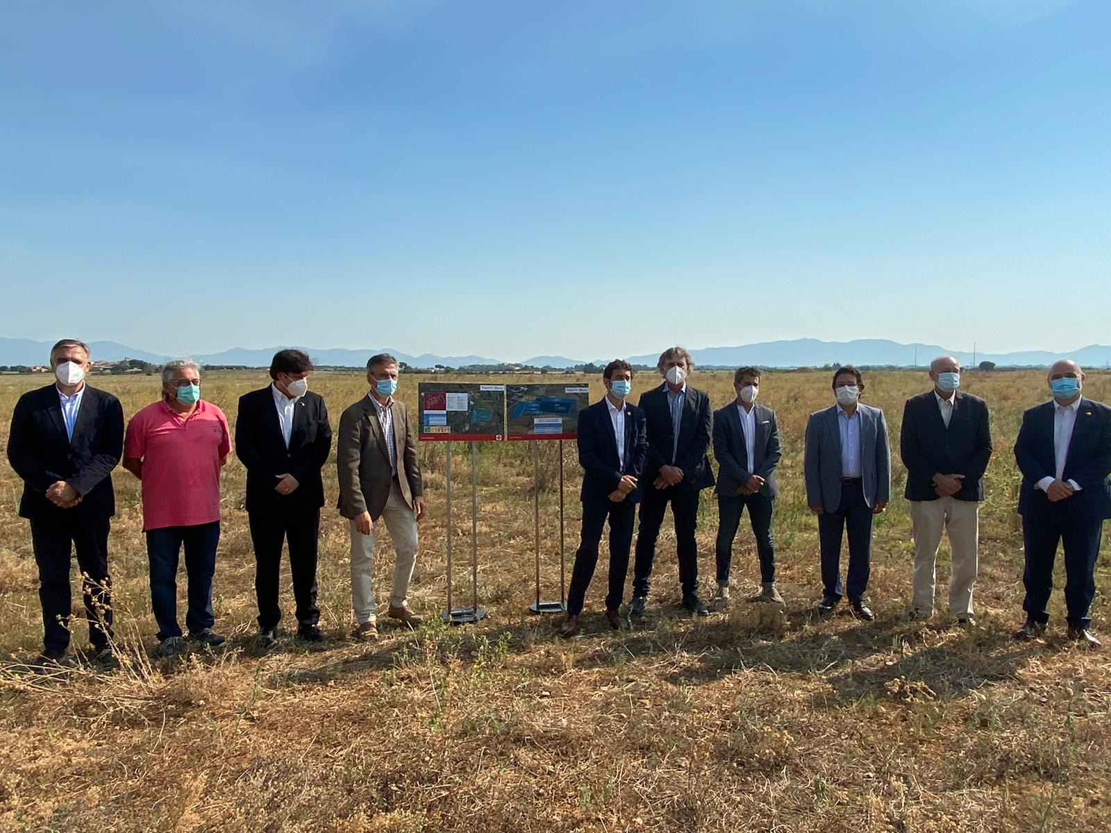 Damià Calvet presideix la segona fase d'urbanització de Logis Empordà | Departament de Territori Damià Calvet presideix la segona fase d'urbanització de Logis Empordà | Departament de Territori