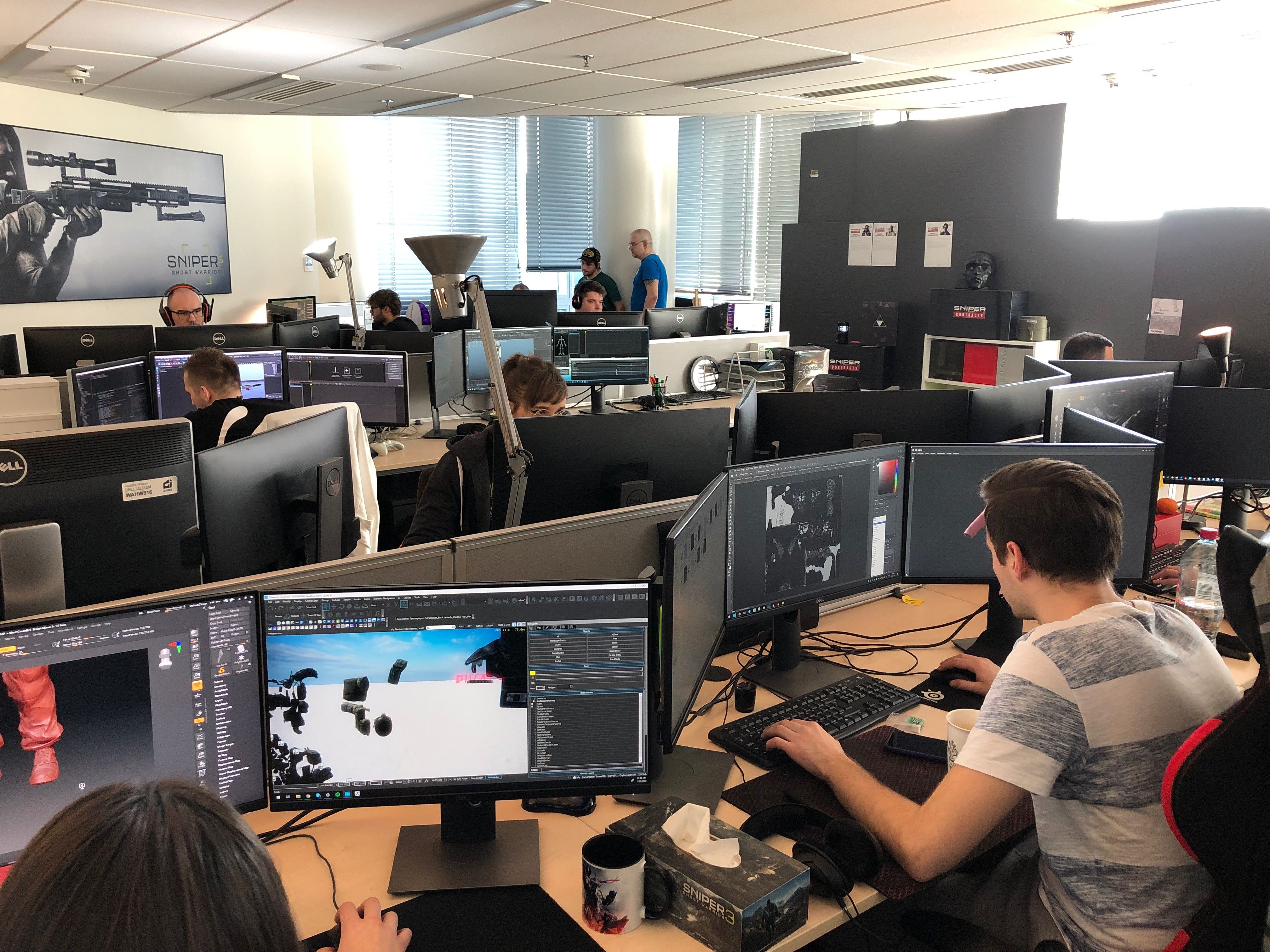 Una de las oficinas de CI Games | Cedida Una de las oficinas de CI Games | Cedida