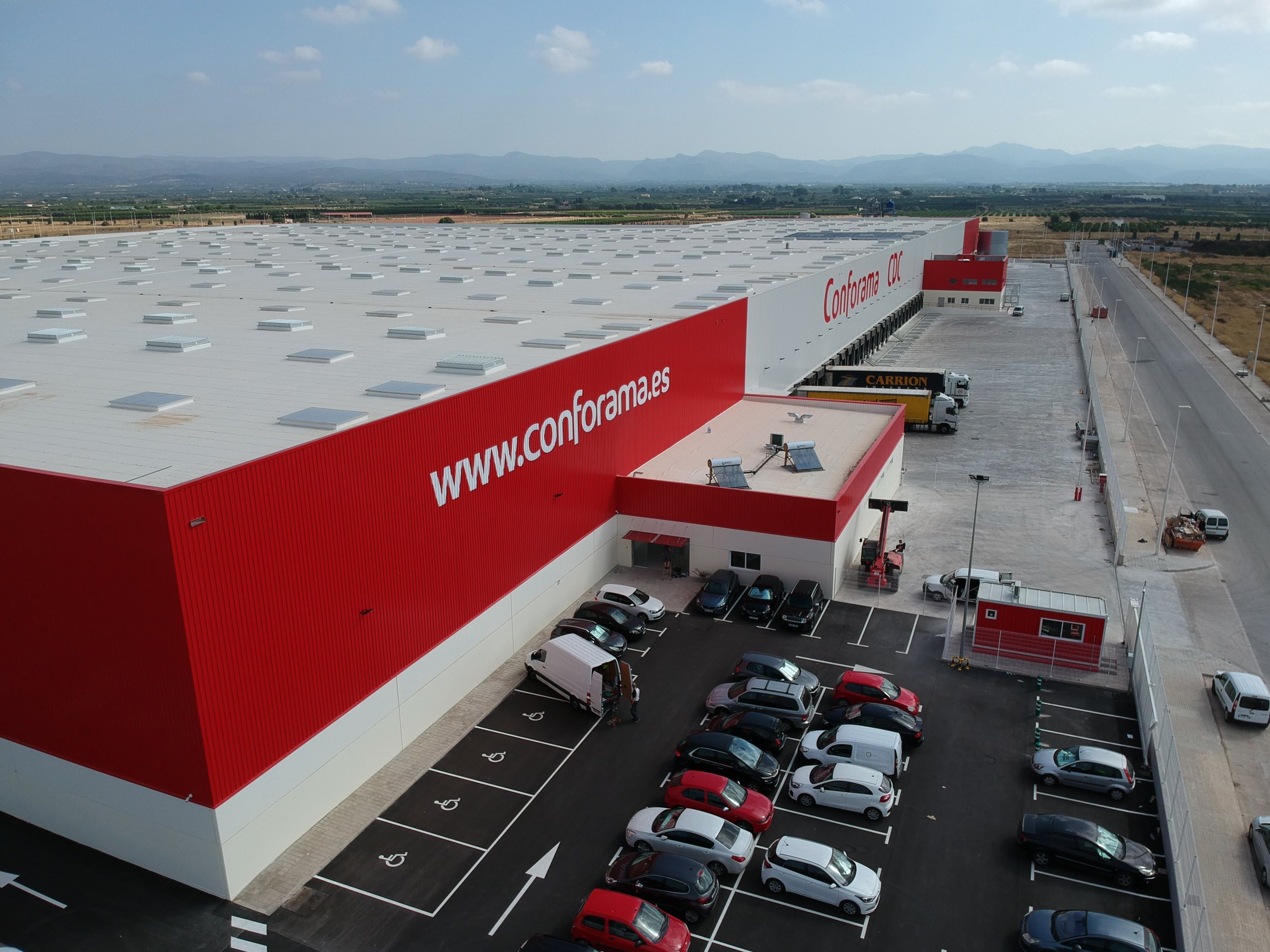 El nou centre logístic de Conforama a Llíria | Cedida El nou centre logístic de Conforama a Llíria | Cedida