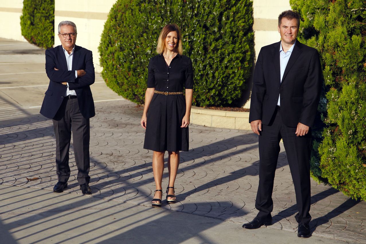 Eric Xirinachs, Eva Gotor y Martí Baqués, directivos de Delta Tecnic | Cedida Eric Xirinachs, Eva Gotor y Martí Baqués, directivos de Delta Tecnic | Cedida