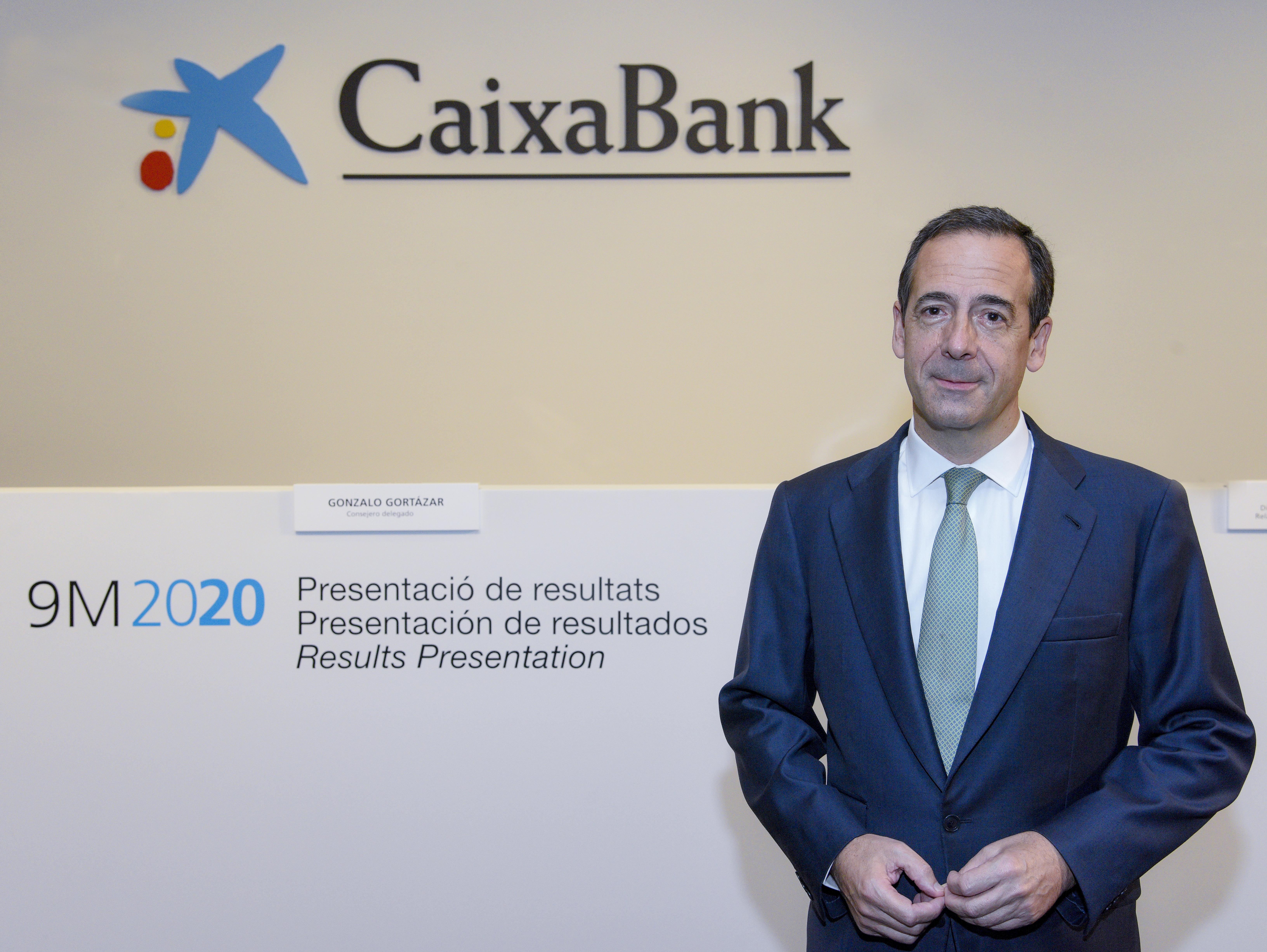 Imatge oficial de Gonzalo Gortázar, en la presentació d'aquest divendres | CaixaBank Imatge oficial de Gonzalo Gortázar, en la presentació d'aquest divendres | CaixaBank