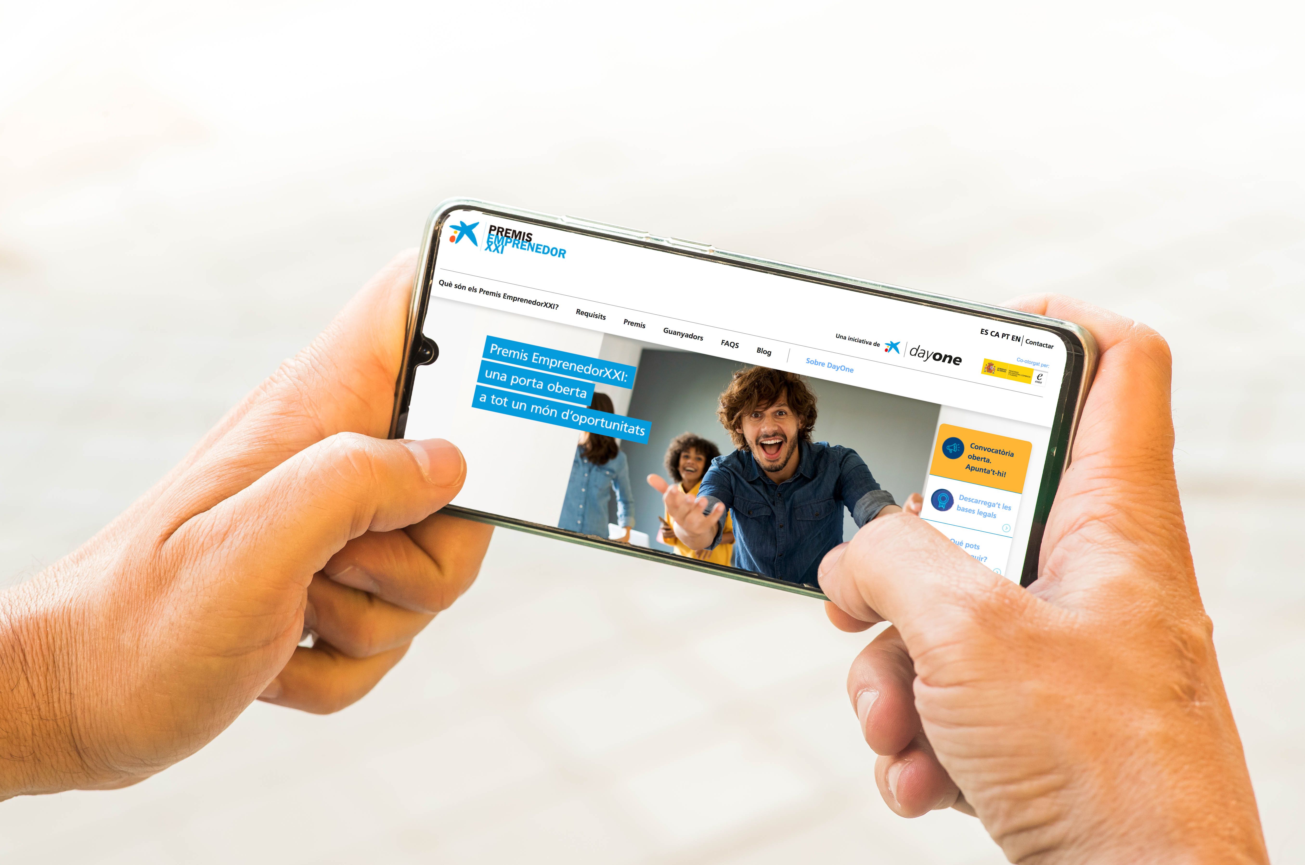 Els 'Premis EmprenedorXXI' estan impulsats per CaixaBank, a través de DayOne, la seva divisió especialitzada en empreses tecnològiques | Cedida Els 'Premis EmprenedorXXI' estan impulsats per CaixaBank, a través de DayOne, la seva divisió especialitzada en empreses tecnològiques | Cedida