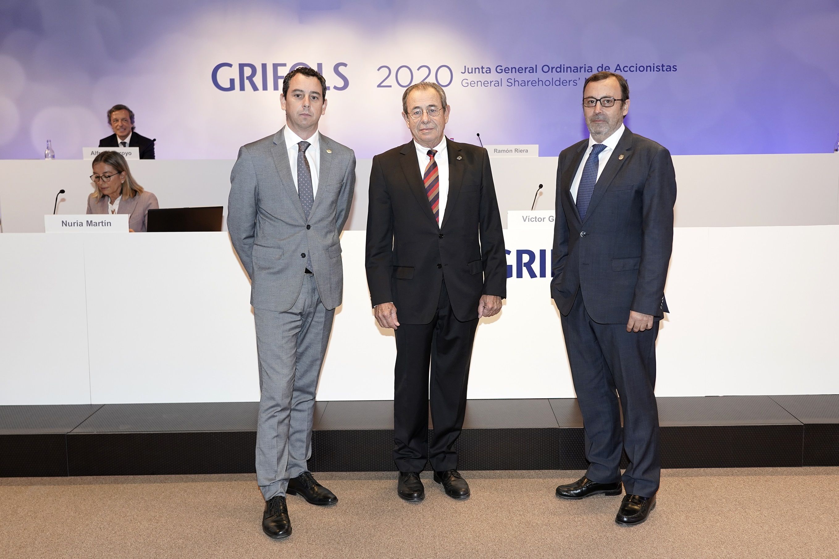 Los Grífols durante el consejo de 2020. | EP Los Grífols durante el consejo de 2020. | EP