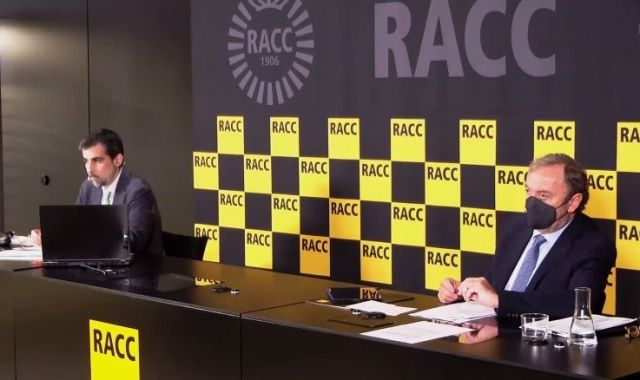 El director de la Fundació Racc, Lluís Puerto, y el president del Racc, Josep Mateu | Cedida