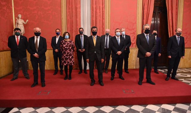 Les cambres catalanes sumen forces en un acte unitari per reclamar al Parlament que tramiti la Llei de Cambres | Cedida