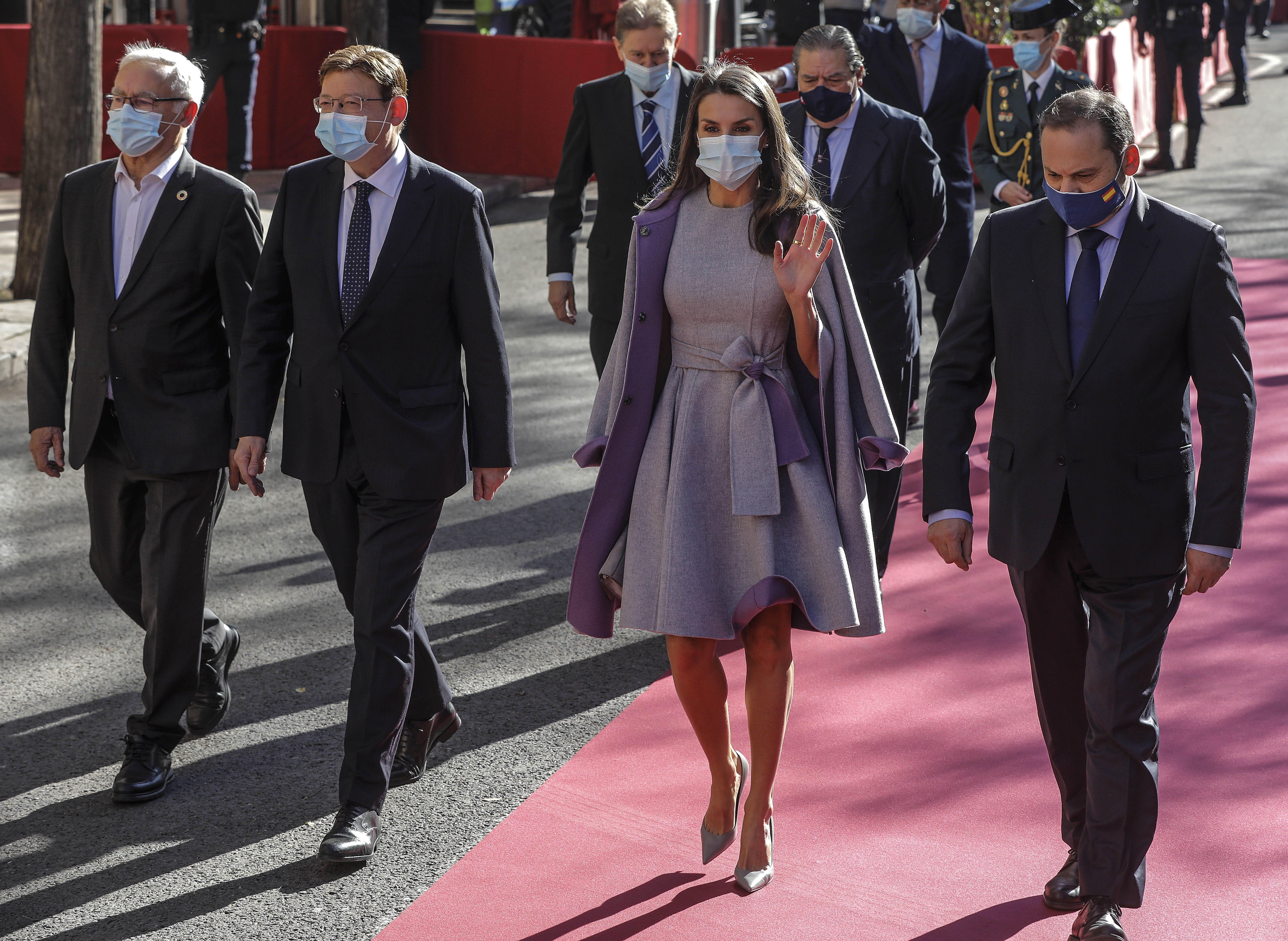 Joan Ribó, Ximo Puig, Letizia Ortiz i José Luis Ábalos, aquest dilluns a València | Europa Press Joan Ribó, Ximo Puig, Letizia Ortiz i José Luis Ábalos, aquest dilluns a València | Europa Press
