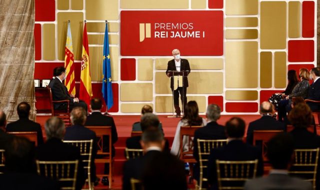 L'alcalde Ribó, en la gala dels premis Rei Jaume I | Ajuntament de València 