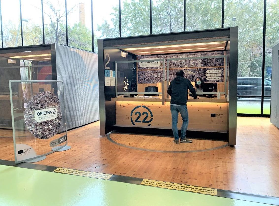 La oficina del 22@, situada en el edificio MediaTIC | ACN