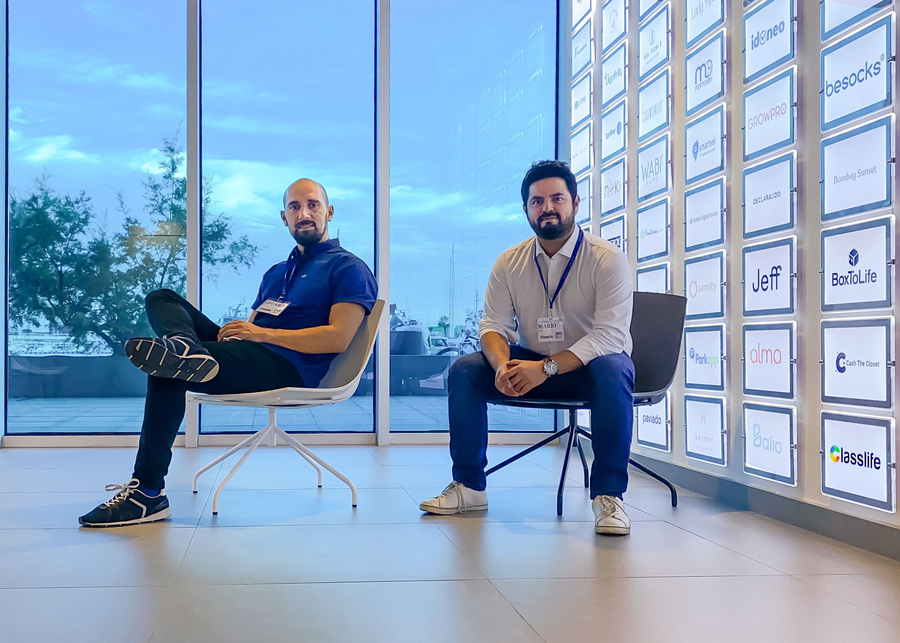 Eduard Pineda y Mario Espósito, responsable de màrqueting y CEO de la plataforma de teleeducació Classlife Eduard Pineda y Mario Espósito, responsable de màrqueting y CEO de la plataforma de teleeducació Classlife