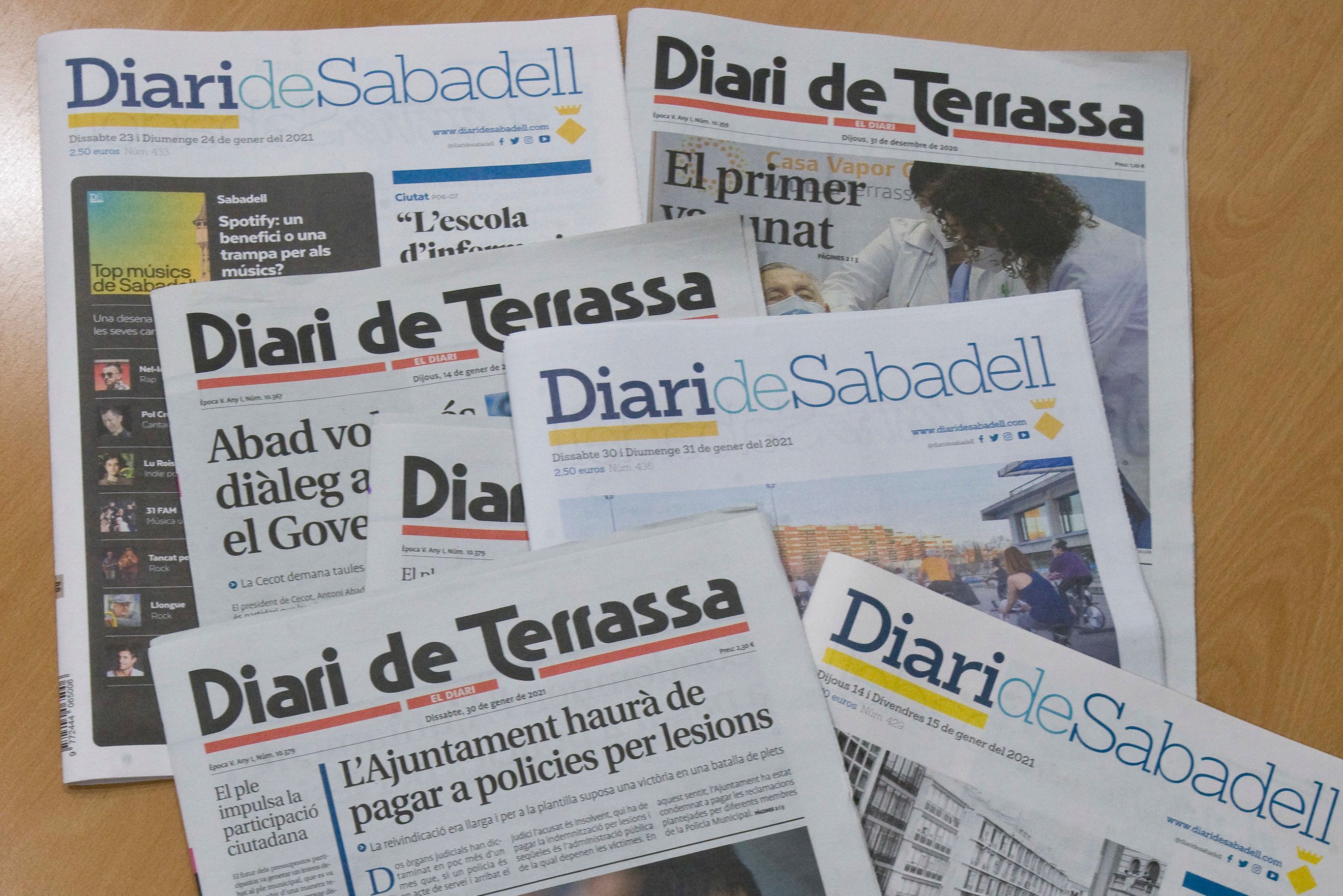 Varias ediciones de los diarios de Sabadell y Terrassa | ACN