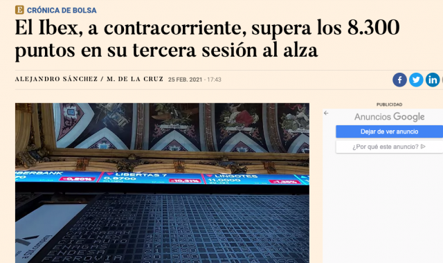 Expansión sobre la borsa