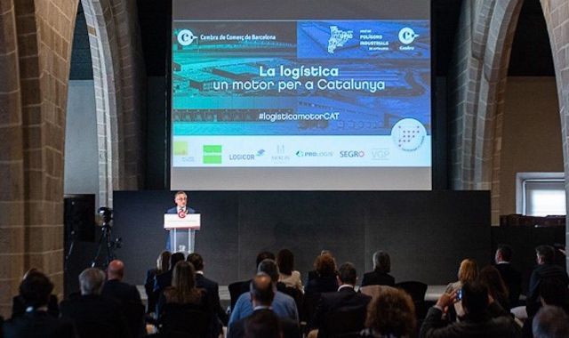 El conseller Tremosa durant la presentació de l'informe 'La logística, un motor per a Catalunya' | Cedida