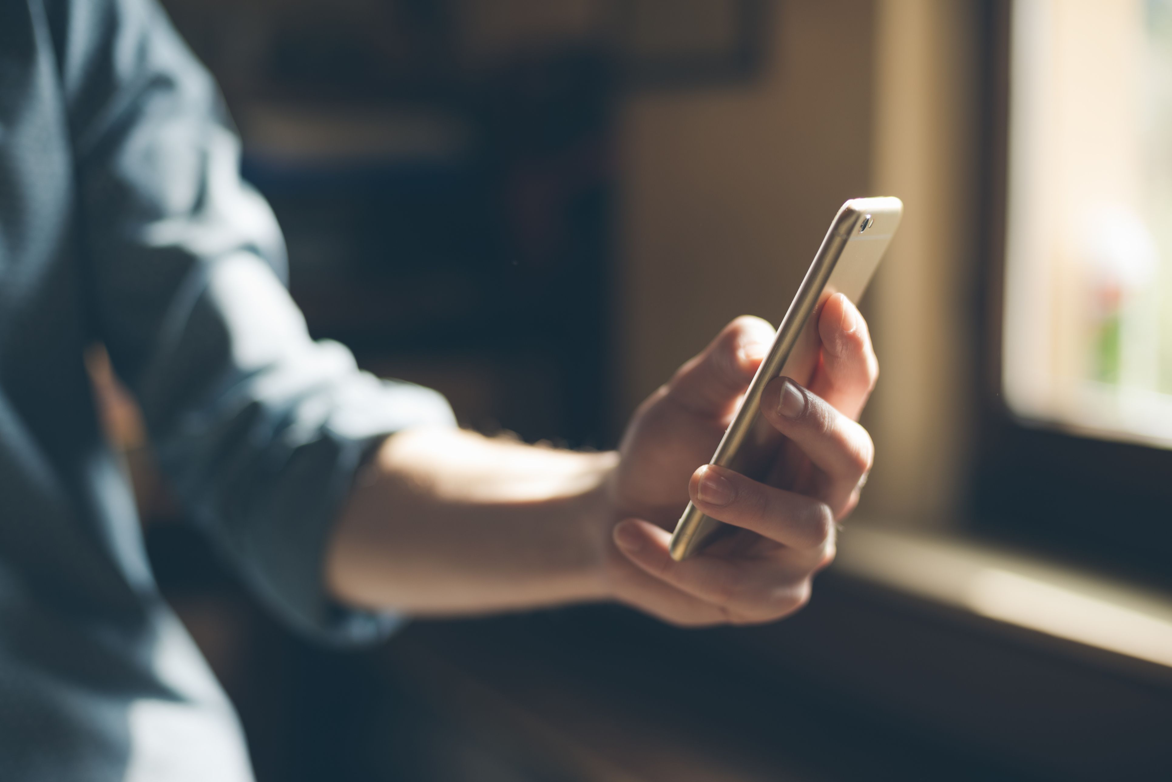 Un usuario utiliza la caǹmera del telèfunde para verificar su identidad | iStock Un usuario utiliza la caǹmera del telèfunde para verificar su identidad | iStock