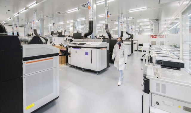 La planta d'HP dedicada a la impressió 3D, al seu hub tecnològic de Sant Cugat | Cedida