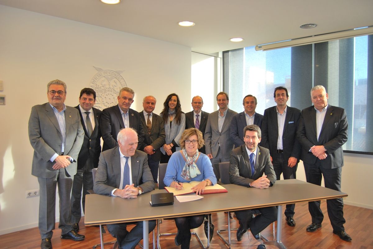 Los presidentes del CGCC, en una imagen de archivo | Cedida