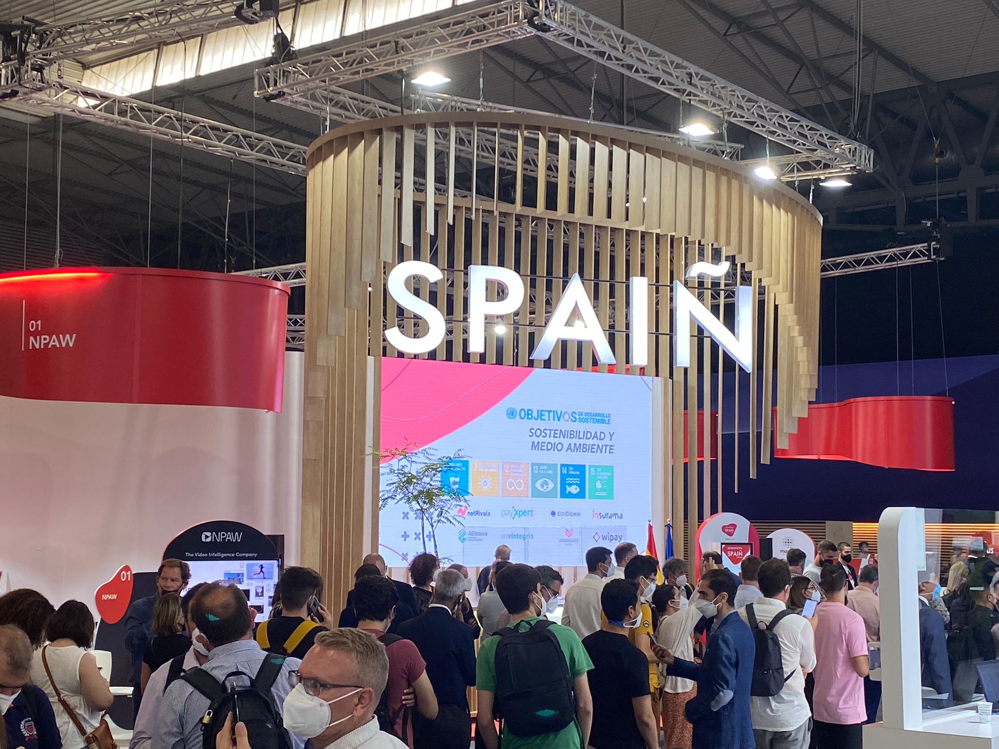 L'estand d'Espanya al MWC 2021 L'estand d'Espanya al MWC 2021