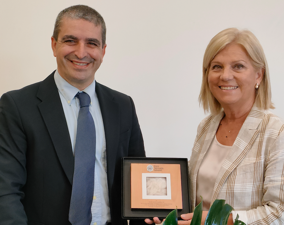 Esteve Gené y Rosvi Moix, hasta ahora presidenta del Gremi de Fabricants de Sabadell |Cedida Esteve Gené y Rosvi Moix, hasta ahora presidenta del Gremi de Fabricants de Sabadell |Cedida
