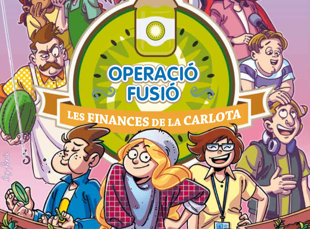 Portada del cómic de educación financiera de Caixabank | Cedida Portada del cómic de educación financiera de Caixabank | Cedida