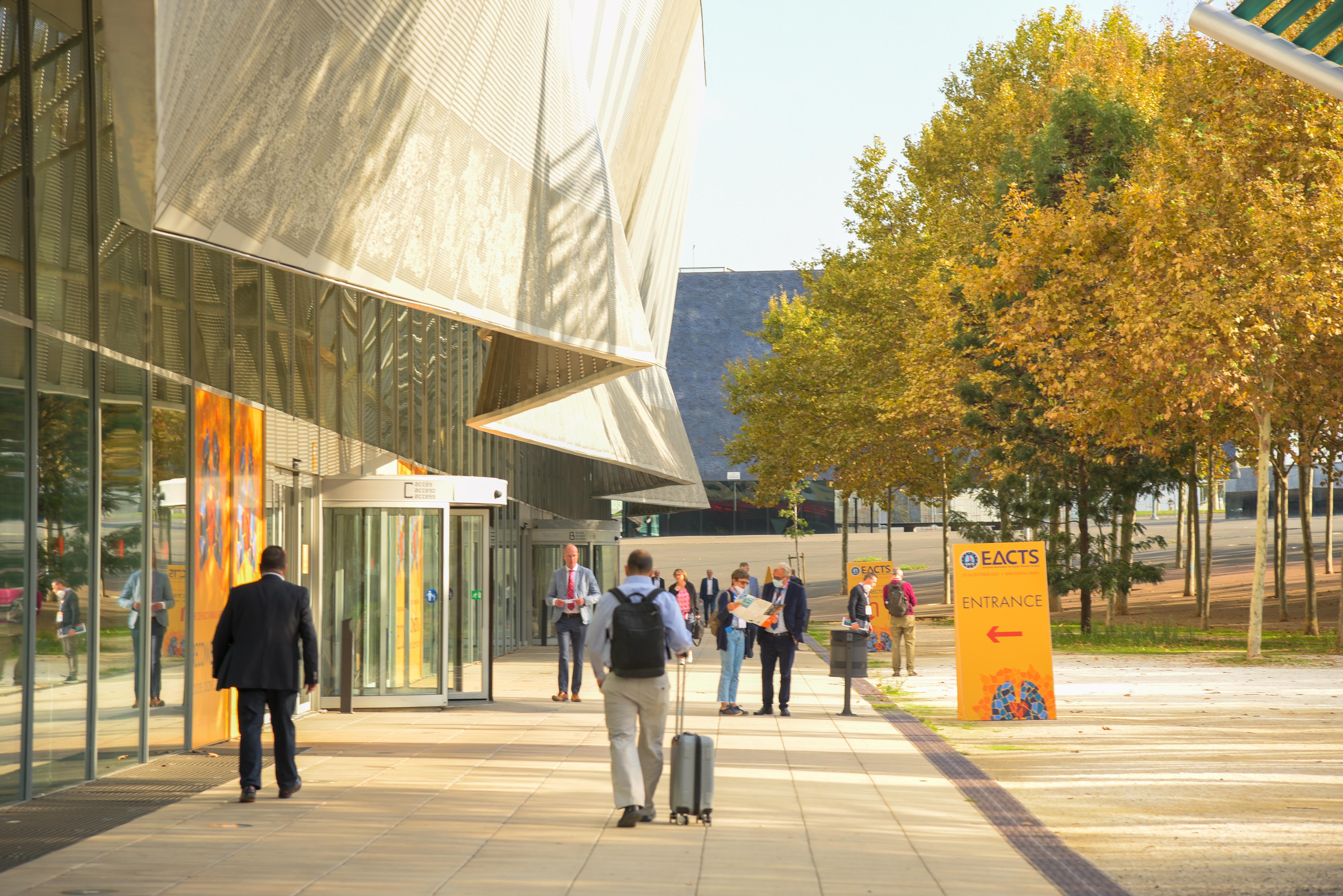 CCIB Exterior, espacio del congreso EACTS | Cedida