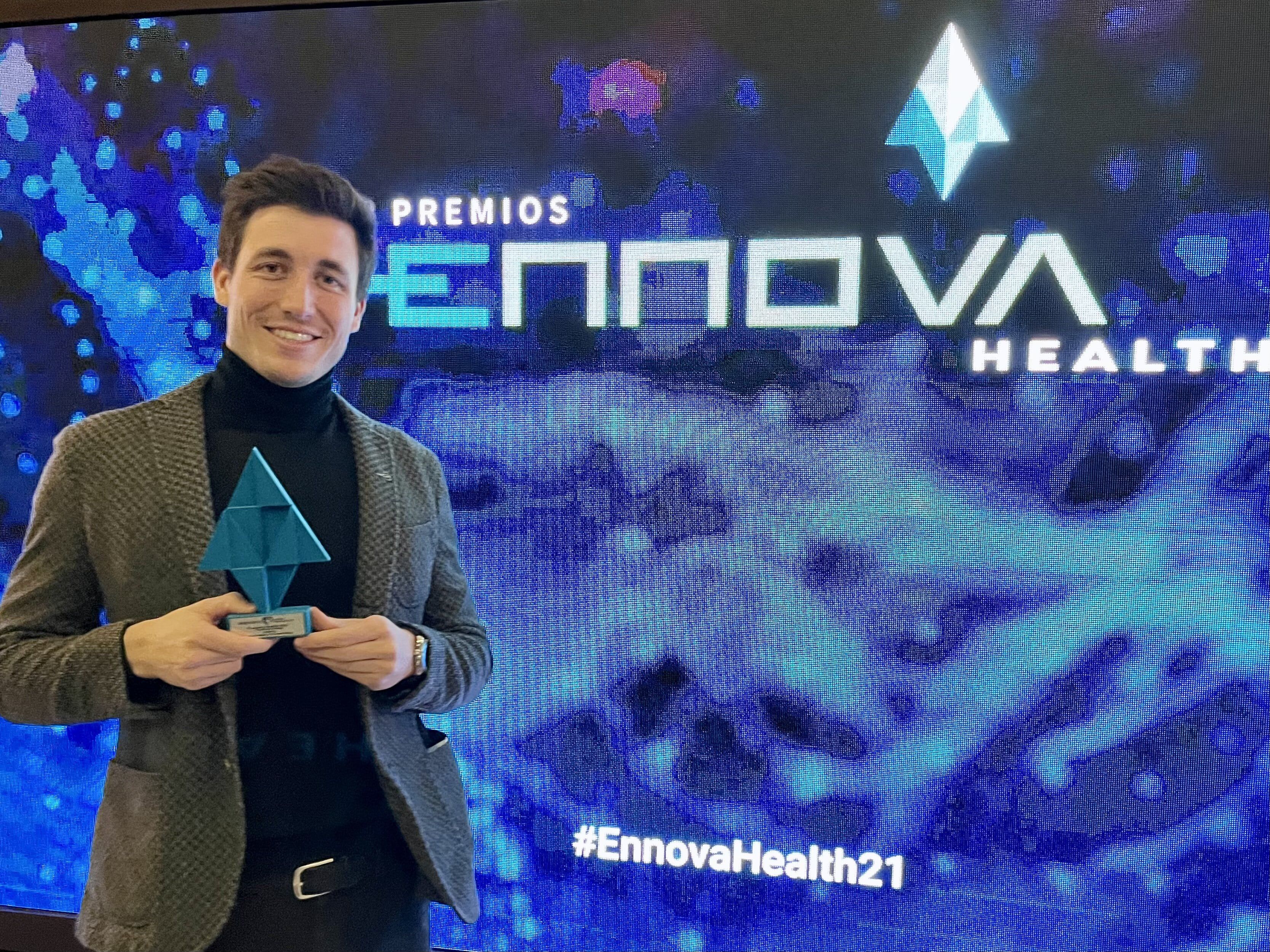 Premio EyeScreening a Xavier Oleart, fundador de Edryx Healthcare | Cedida Premio EyeScreening a Xavier Oleart, fundador de Edryx Healthcare | Cedida