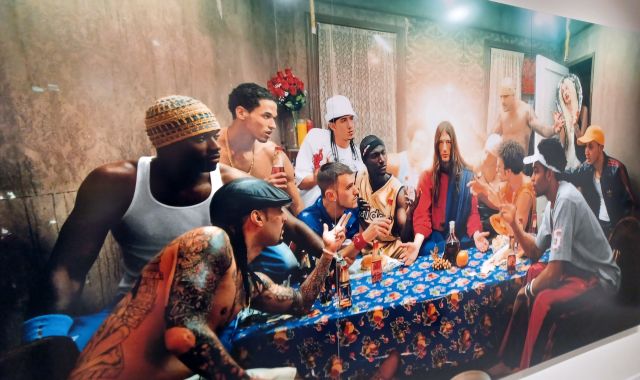 David LaChapelle, Jesus is my Homeboy: Last Supper. | <apertium-notrans>Yema</apertium-notrans> Fontseca