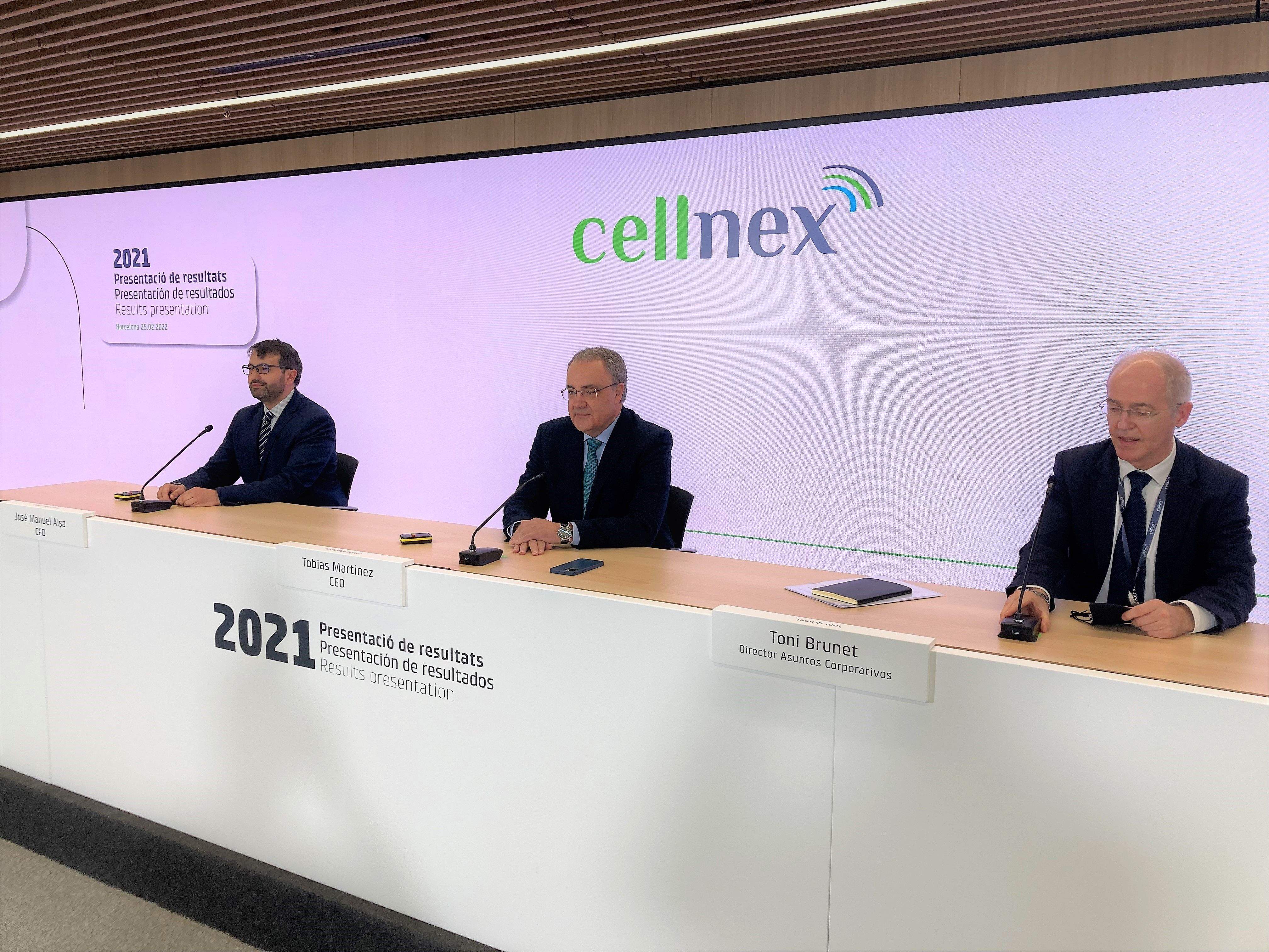 Presentación de resultados de Cellnex 2021 | Europa Press Presentación de resultados de Cellnex 2021 | Europa Press