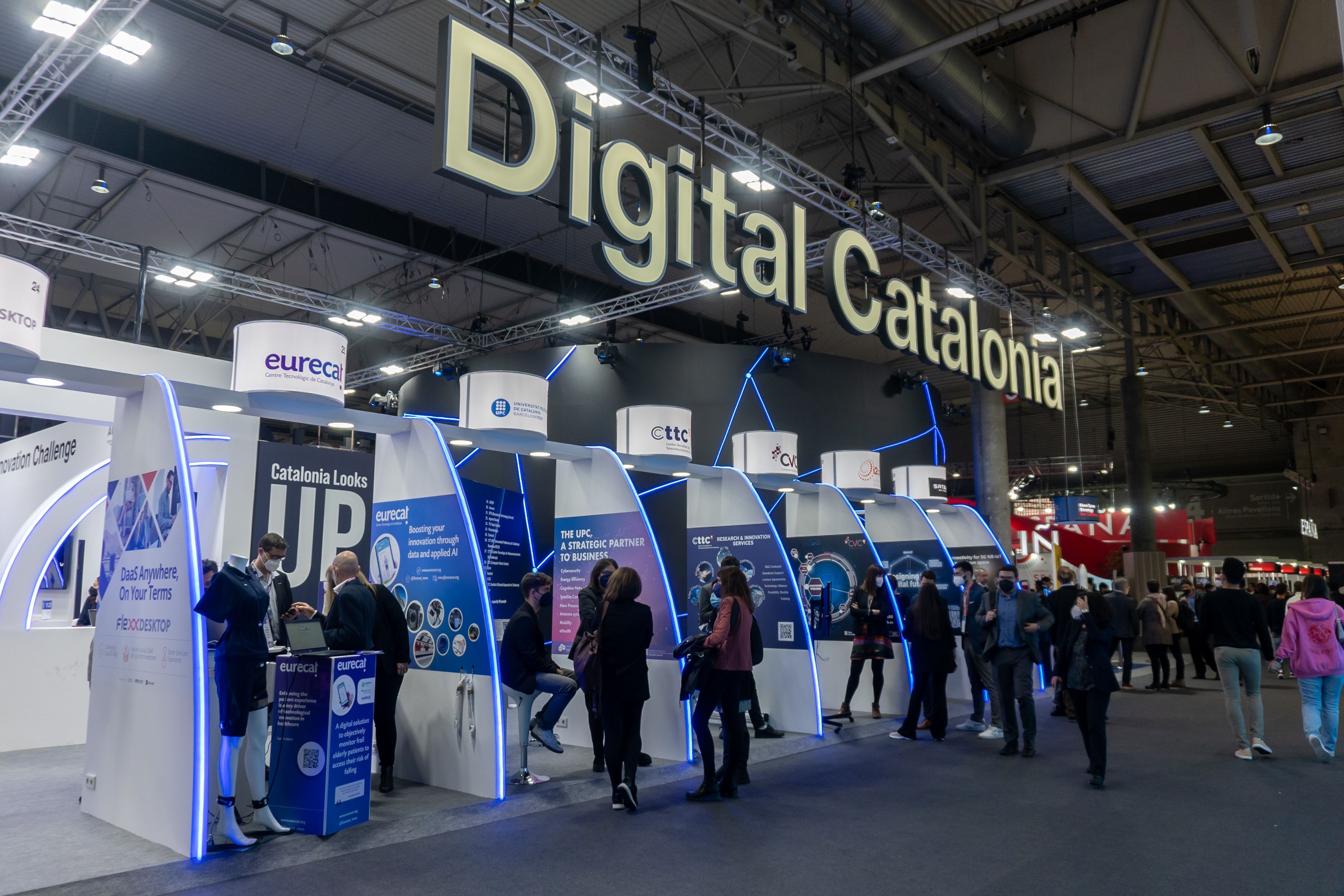 L'stand de Digital Catalonia al Mobile World Congress 2022 | Carolina Santos L'stand de Digital Catalonia al Mobile World Congress 2022 | Carolina Santos