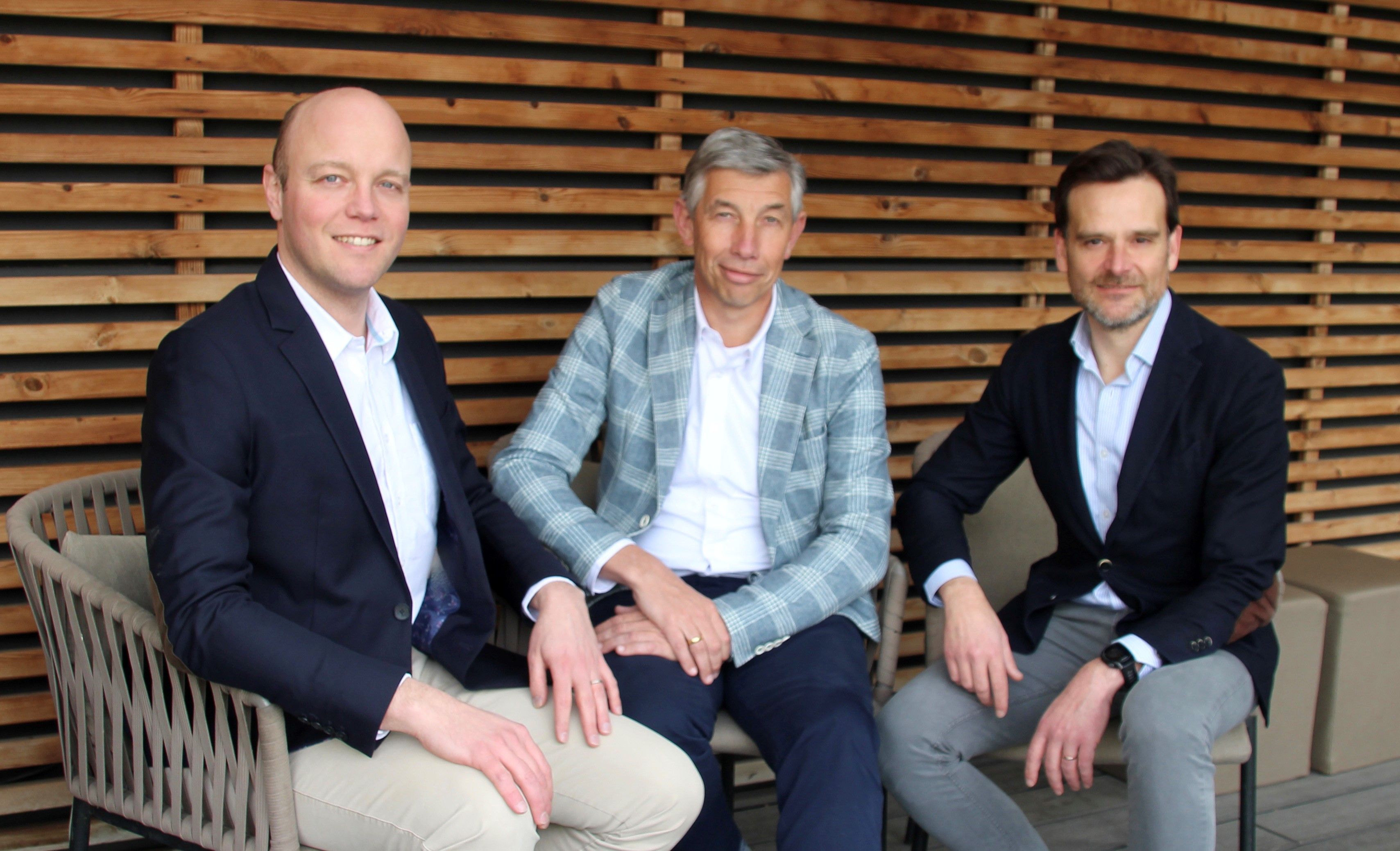 Cúpula directiva de Corus: Nicolas Bonnard, Jeroen van Asten i Juan Roma | Cedida Cúpula directiva de Corus: Nicolas Bonnard, Jeroen van Asten i Juan Roma | Cedida