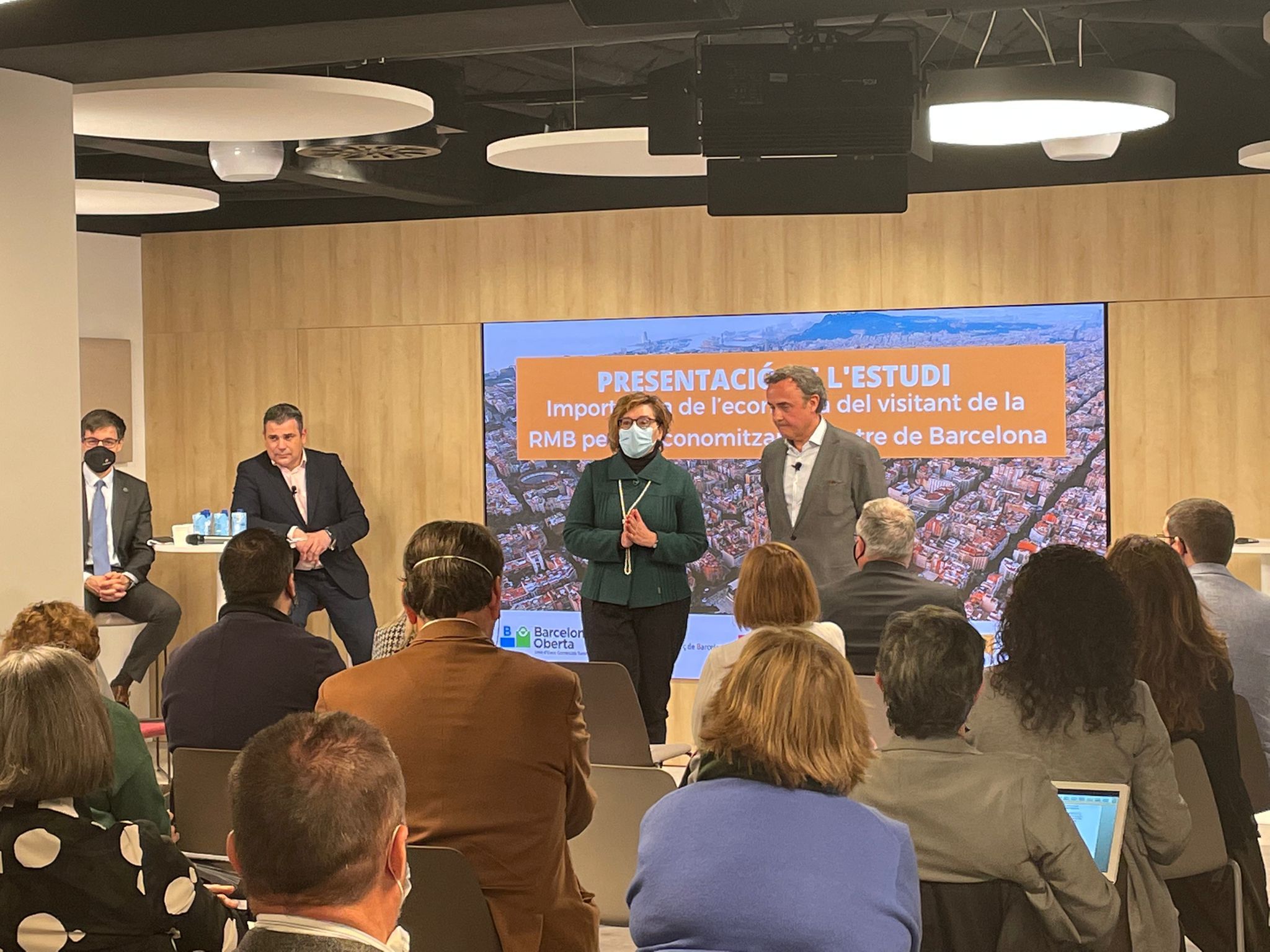 Presentación del estudio sobre 'La importancia de la economía del visitante de la RMB para reeconomizar el centro de Barcelona' | Cedida