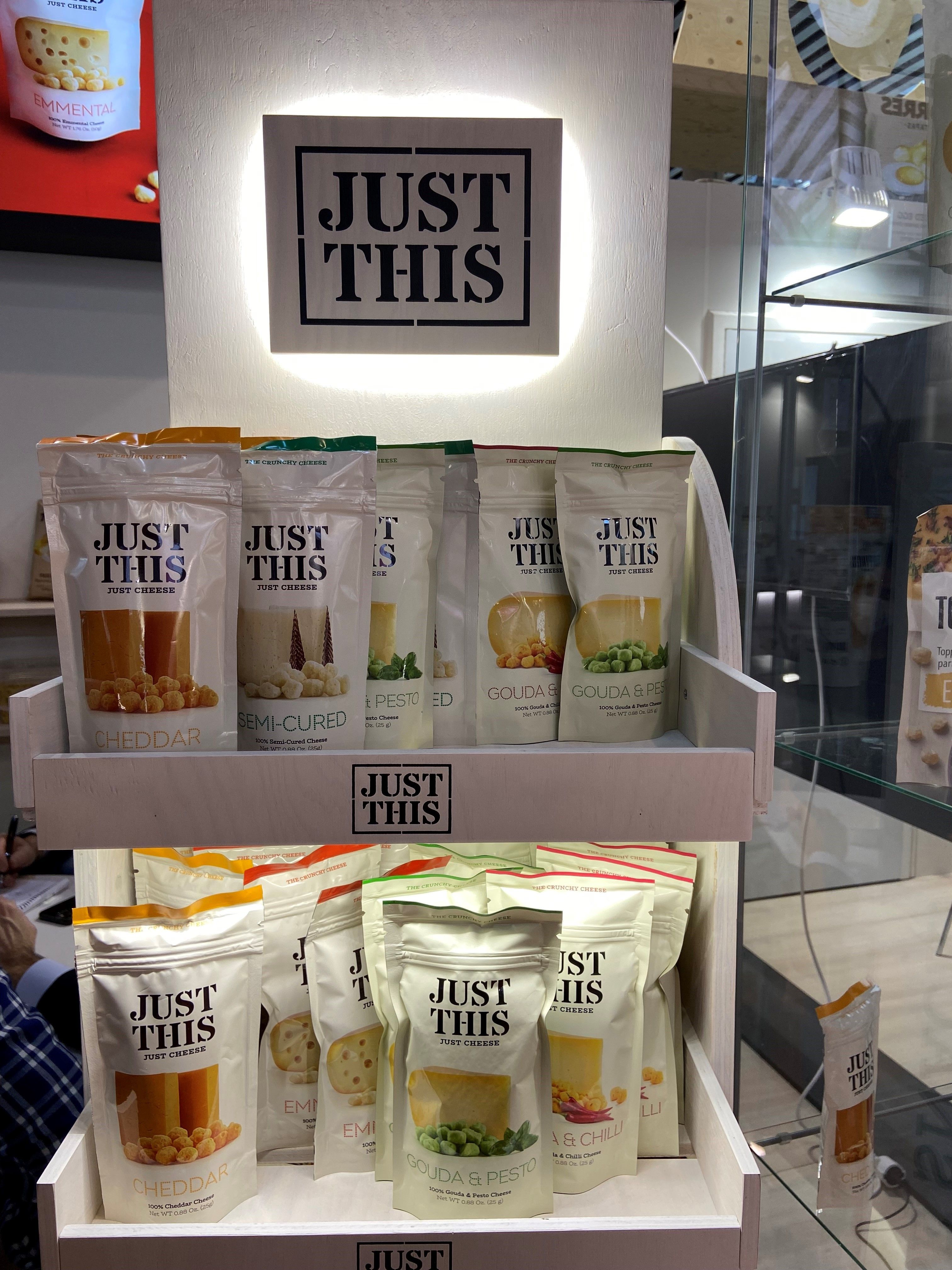 Just This, el queso deshidratado en formato snack, Premio Innoval de Alimentaria 2022 | Cedida Just This, el queso deshidratado en formato snack, Premio Innoval de Alimentaria 2022 | Cedida