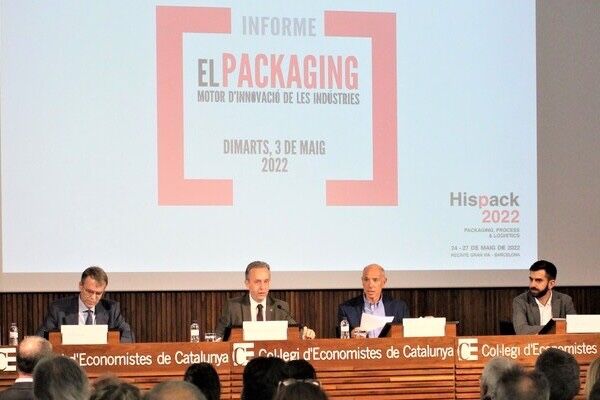 L'acte de presentació de l'informe sobre el sector del packaging a la seu del Col·legi d'Economistes | Cedida