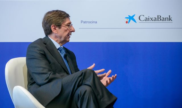 El president de CaixaBank, José Ignacio Goirigolzarri, durant la taula de debat Canvi d'era o era de canvis | Cedida