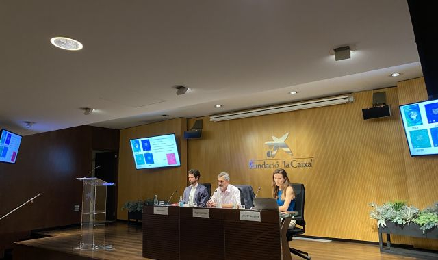 Presentació del cinquè informe de l'Observatori dels ODS a CaixaForum Macaya | Cedida