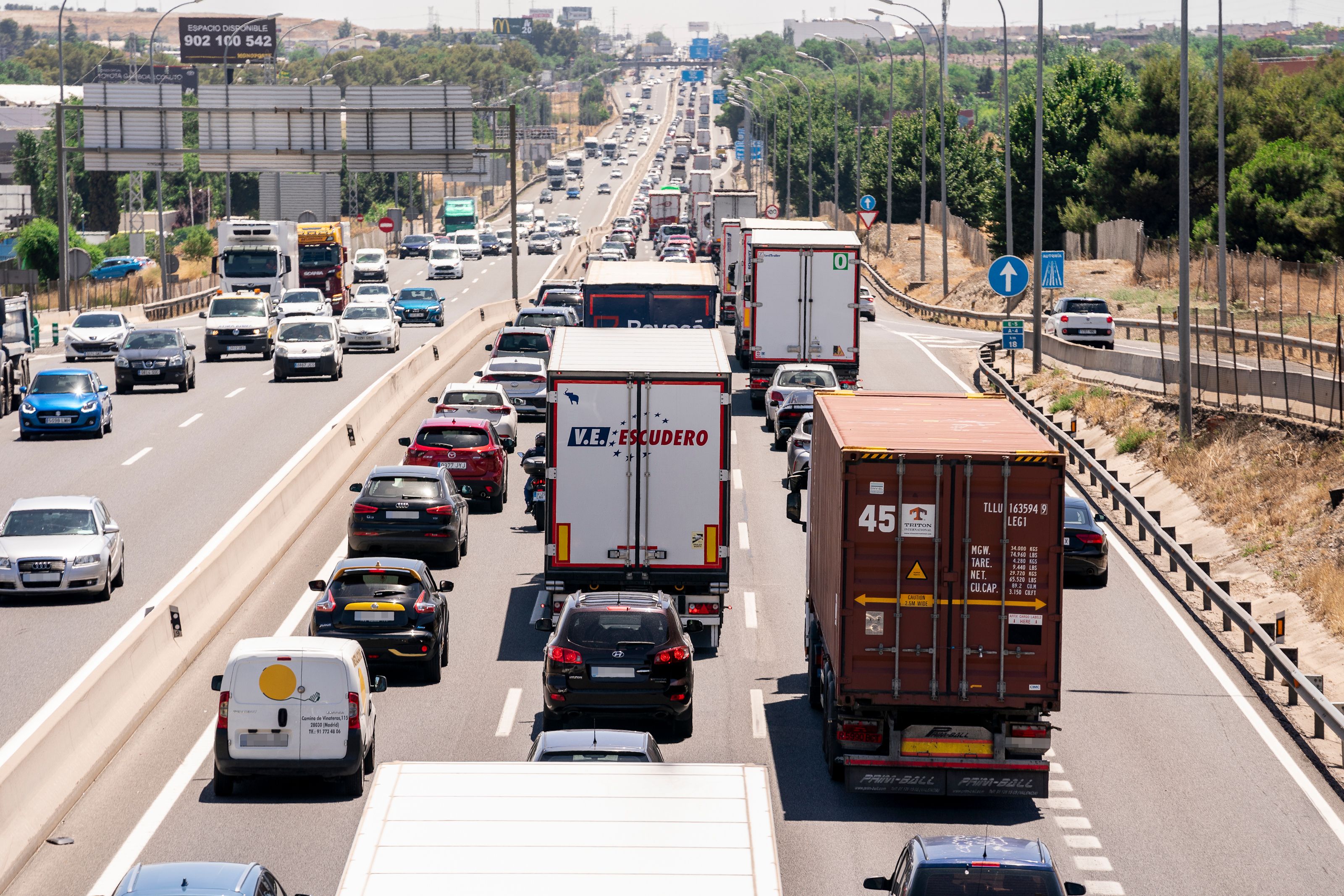 Retencions a l’autopista | Europa Press Retencions a l’autopista | Europa Press