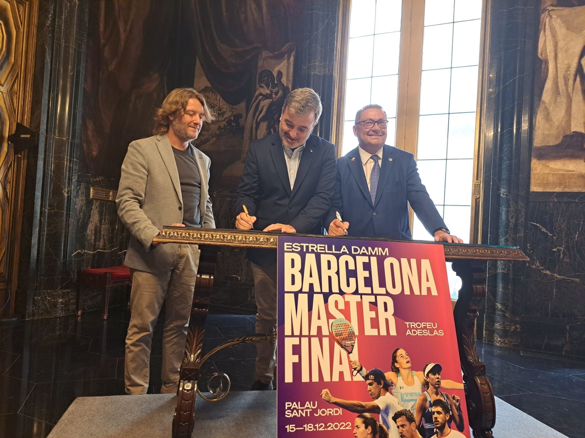 De izquierda a derecha: David Escudé, Jaume Collboni y Ramón Agenjo | Europa Press De izquierda a derecha: David Escudé, Jaume Collboni y Ramón Agenjo | Europa Press