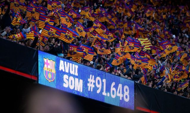 Rècord mundial d'assistència a un partit de futbol femení al Barça-Wolfsburg de semifinals de Champions | EP