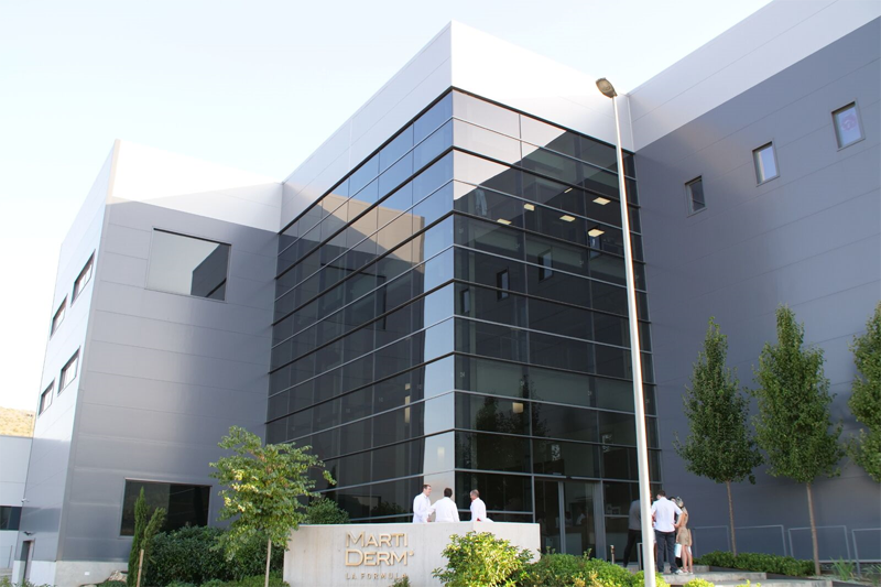 La seu de l'empresa MartiDerm | Cedida La seu de l'empresa MartiDerm | Cedida